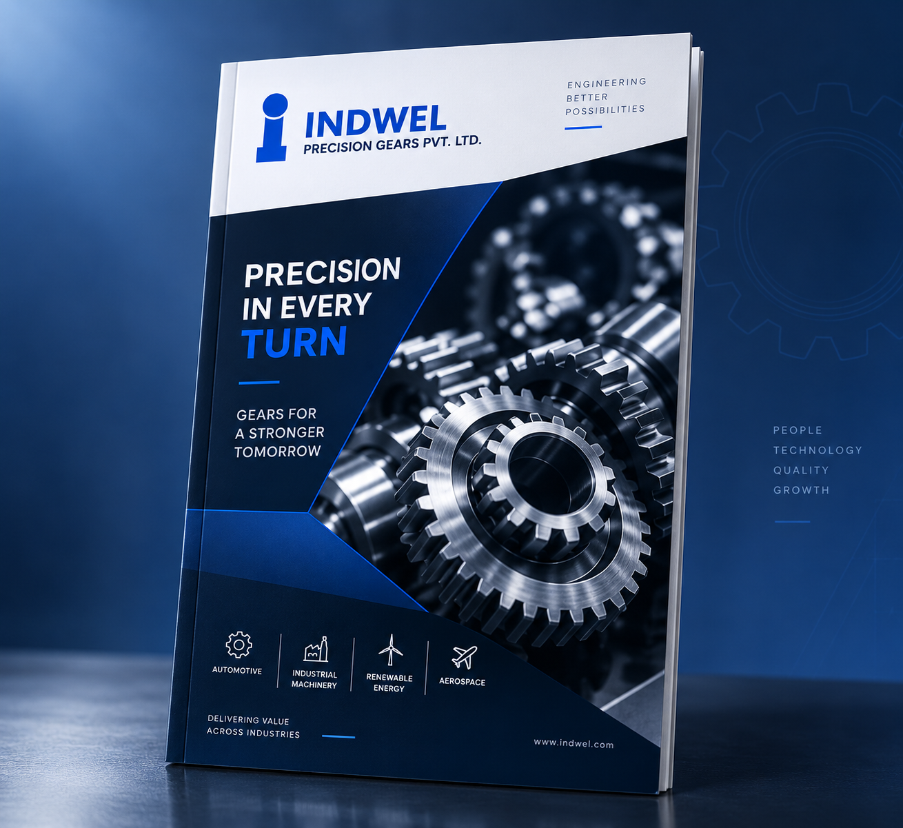 INDWEL Precision Gears company brochure
