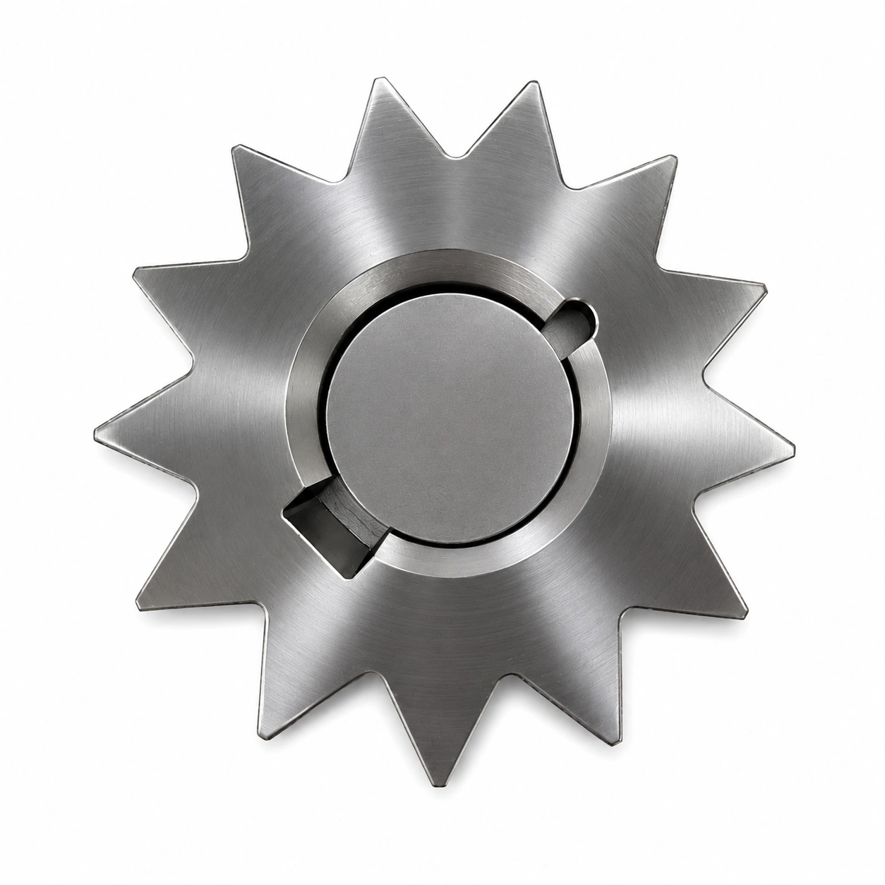 Spur gear serration type